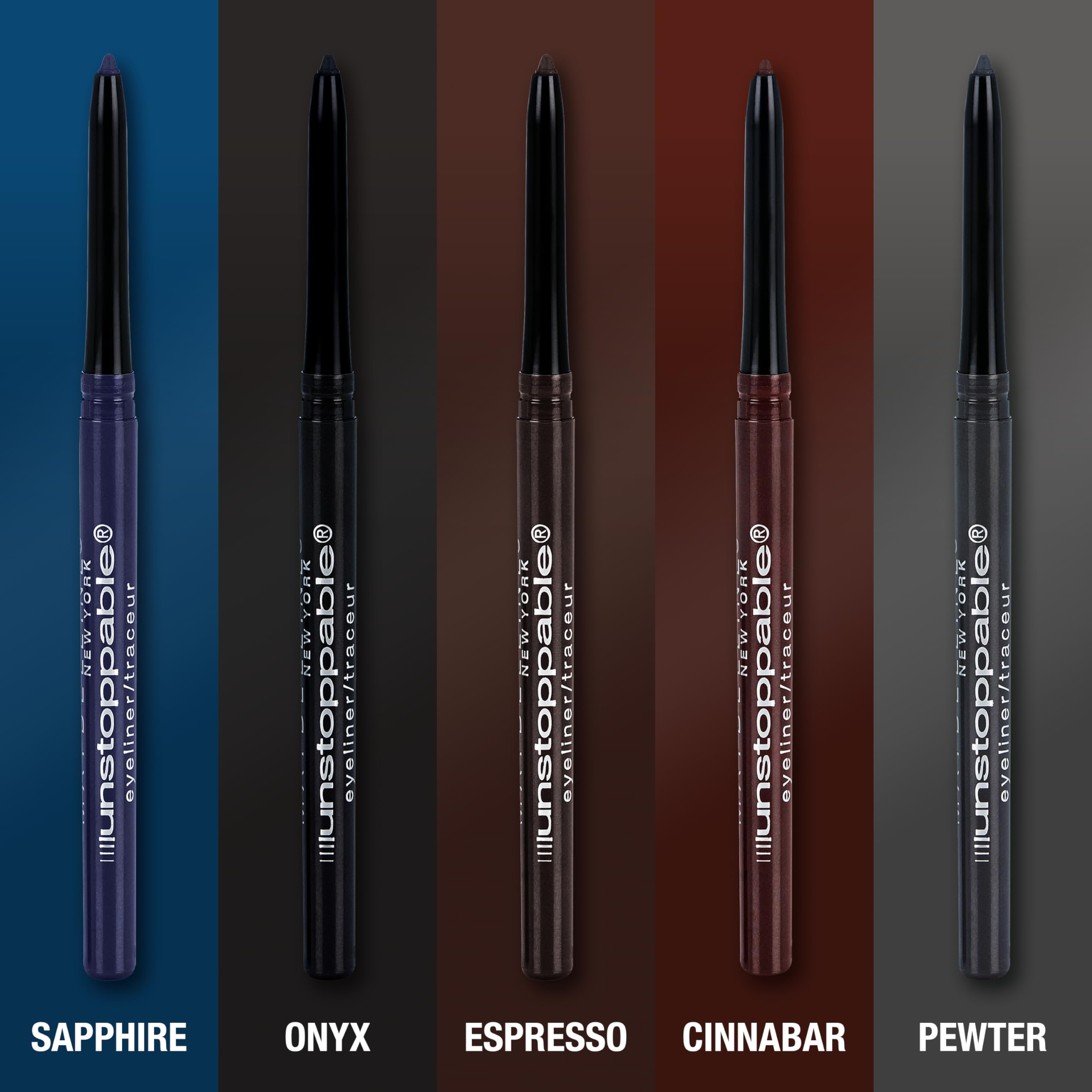 Buy now Maybelline Unstoppable Waterproof Mechanical Brown Eyeliner Pencil, Easy to Apply, Smooth Glide, Up to 24 Hour Wear, Espresso, Pack of 2 at indiglob india