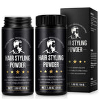 NIFEISHI Hair Styling Powder for Men, (1.05oz of 2Pack) Volumizing Texture Powder for All Hair Types, Easy to Apply, Natural Matte Hairstyle, Texturizing and High Hold