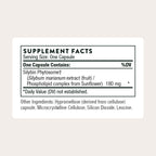 THORNE Milk Thistle Phytosome, Silybin Phospholipid Complex, 90 Capsules | Supports Liver Detoxification, Antioxidant Defense & Optimal Glutathione Levels*, Gluten-Free, NSF Contents Certified