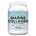 AMANDEAN Marine Collagen Peptides Powder, Wild-Caught Fish Collagen, 500g | Double-hydrolyzed wild-caught fish collagen; 50 servings; skin, hair, nails