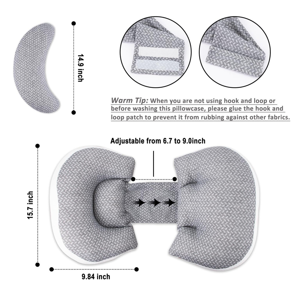 Chilling Home Portable Pregnancy Pillow, W Shaped Pregnancy Wedge Pillow