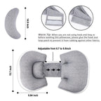 Chilling Home Portable Pregnancy Pillow, W Shaped Pregnancy Wedge Pillow