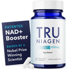 TRU NIAGEN NAD+ Supplement, Nicotinamide Riboside 300mg, 90 Daily Servings | Patented Niagen NR boosts NAD+ to support cellular energy and healthy aging. 300mg, one capsule daily — 90-day supply.