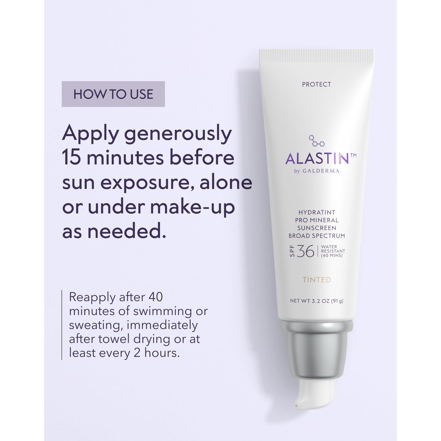ALASTIN Skincare HydraTint Pro Mineral Tinted Sunscreen SPF 36 (3.2 oz) | 2-in-1 Daily Sunblock Moisturizer for Ultimate Protection and an Even Glow on Face & Neck, Fragrance-Free, Water Resistant