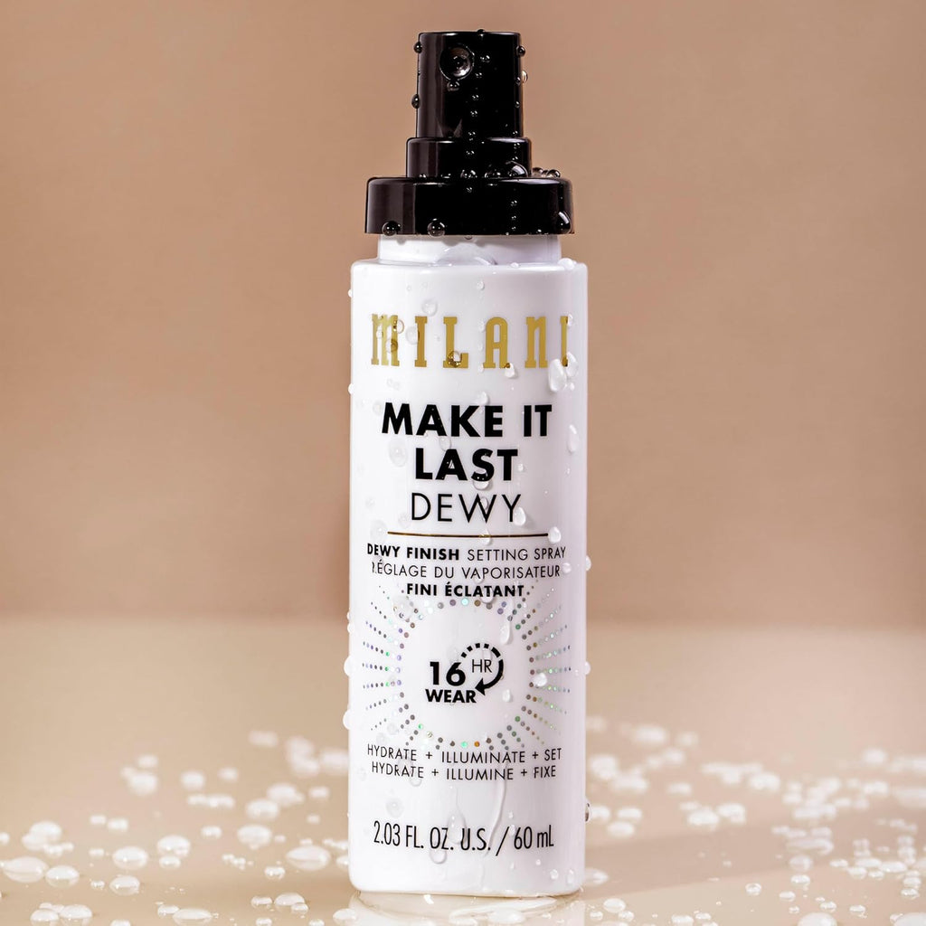 Buy now Milani Make It Dewy Setting Spray 3 in 1- Hydrate + Illuminate + Set (2.03 Fl. Oz.) Makeup Finishing Spray - Makeup Primer & Hydrating Setting Spray at indiglob india