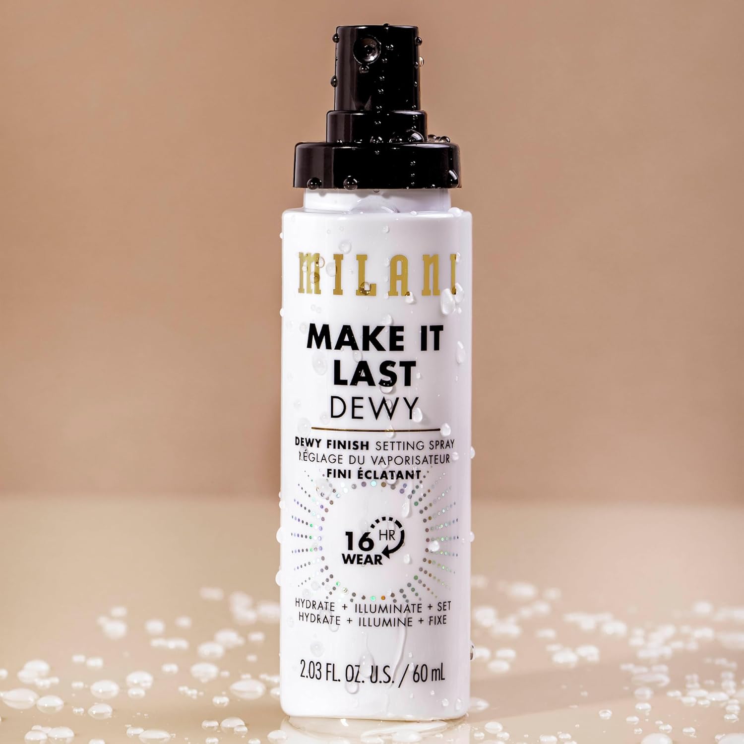 Buy now Milani Make It Dewy Setting Spray 3 in 1- Hydrate + Illuminate + Set (2.03 Fl. Oz.) Makeup Finishing Spray - Makeup Primer & Hydrating Setting Spray at indiglob india