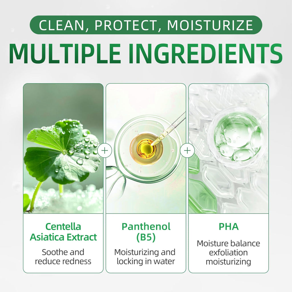 Toner Pads - with Centella Asiatica Extract and Collagen, Improves Uneven Skin Tone & Deep Hydration, Targets Dark Spots and Dull Skin, Ideal for All Skin Types - 70 Pads