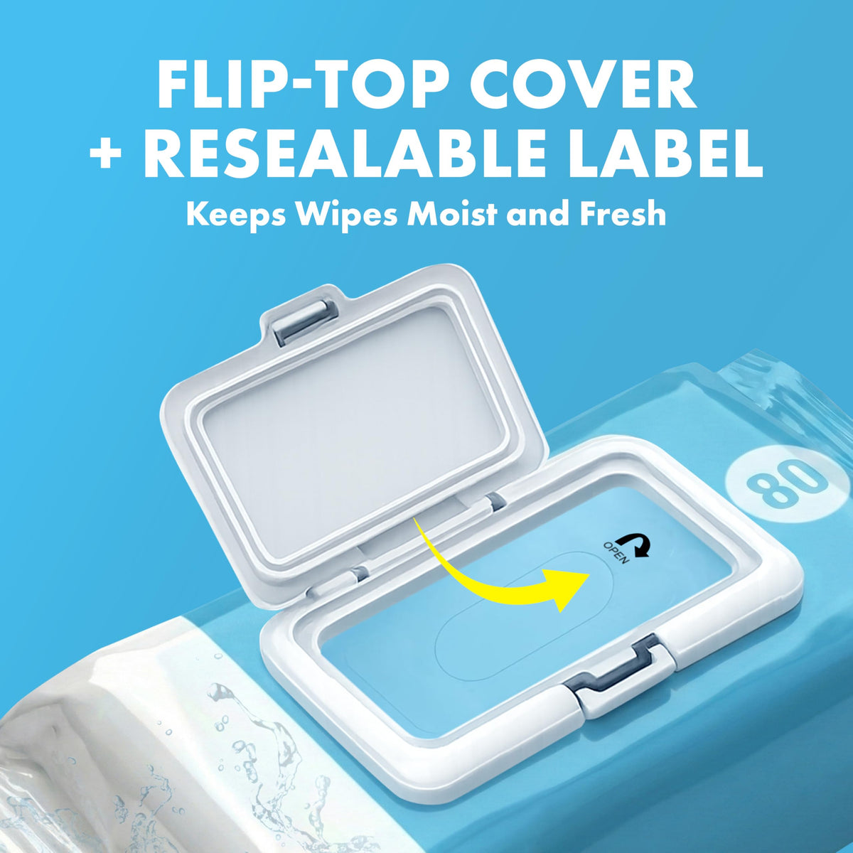 OPTEEL Hand Sanitizer Wipes 75% Alcohol, Aloe Infused, Antibacterial 320ct.
