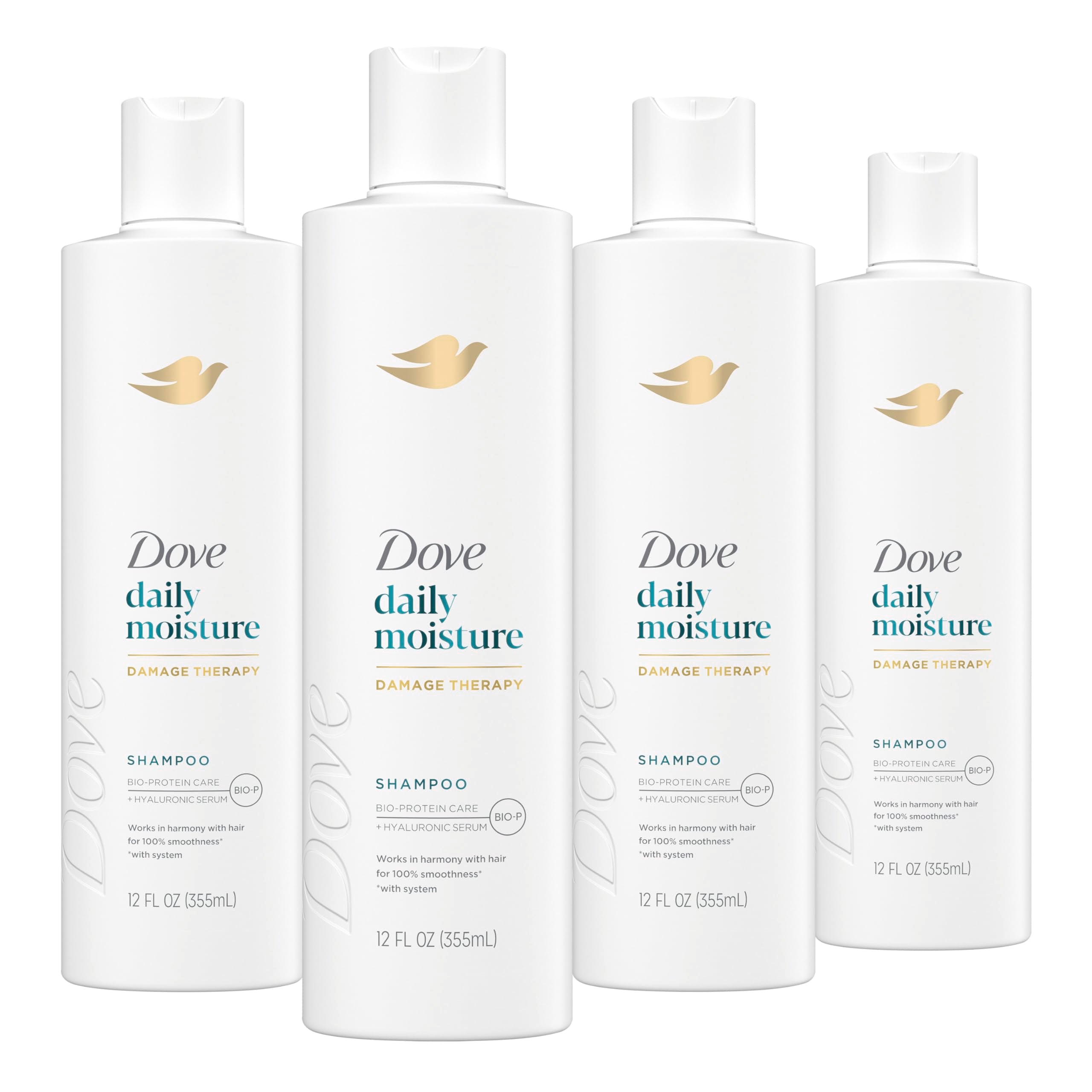 Dove Daily Moisture Shampoo with Bio-Protein Hair Care Technology, 28 Fl Oz