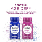 Centrum Age Defy for Women 35 and Over, 60 Tablets | High-Potency Multivitamin and Healthy Aging Supplement ,Multivitamin with Resveratrol, and Niacin for NAD+ Level Support