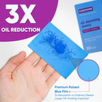 KINESHINE 300Pcs High-Performance Oil Absorbing Sheets for Face | Makeup Friendly, Oil Blotting Sheets for Face, Blotting Papers for Oily Skin, Travel-Friendly, Suitable for men & women