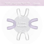 Night Guard for Women, TMJ Mouth Guard for Grinding Teeth at Night & Jaw Clenching - Moldable Dental Night Guard for Teeth Grinding Mouth Guard for Sleep, 4 x Nightguard 2 x Sizes