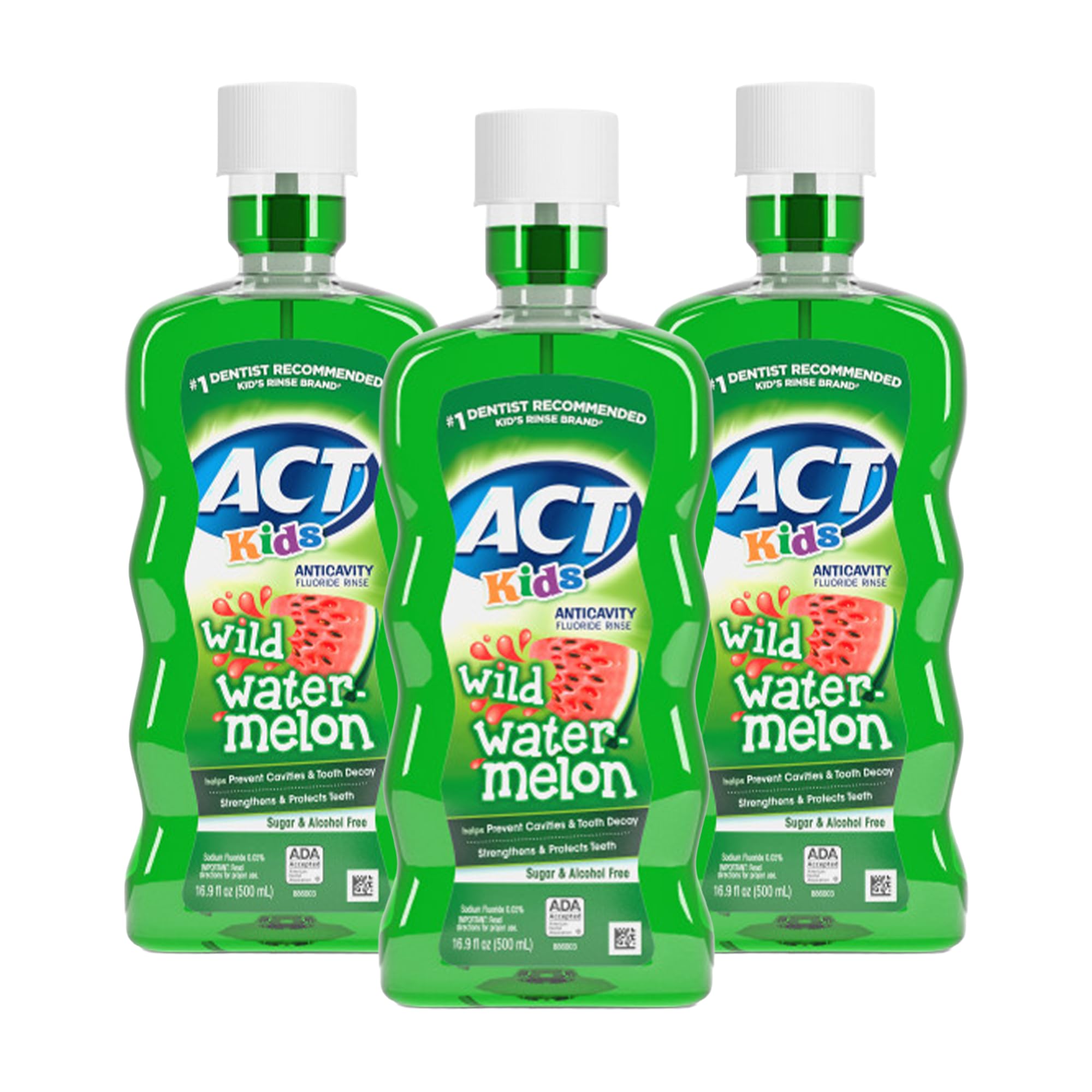Buy now ACT Kids Anticavity Fluoride Rinse Groovy Grape 16.9 fl. oz. Accurate Dosing Cup, Alcohol Free Watermelon at indiglob india
