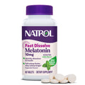 Natrol Melatonin 10 mg Fast Dissolve Tablets, Sugar-Free Peppermint, 60 Ct
