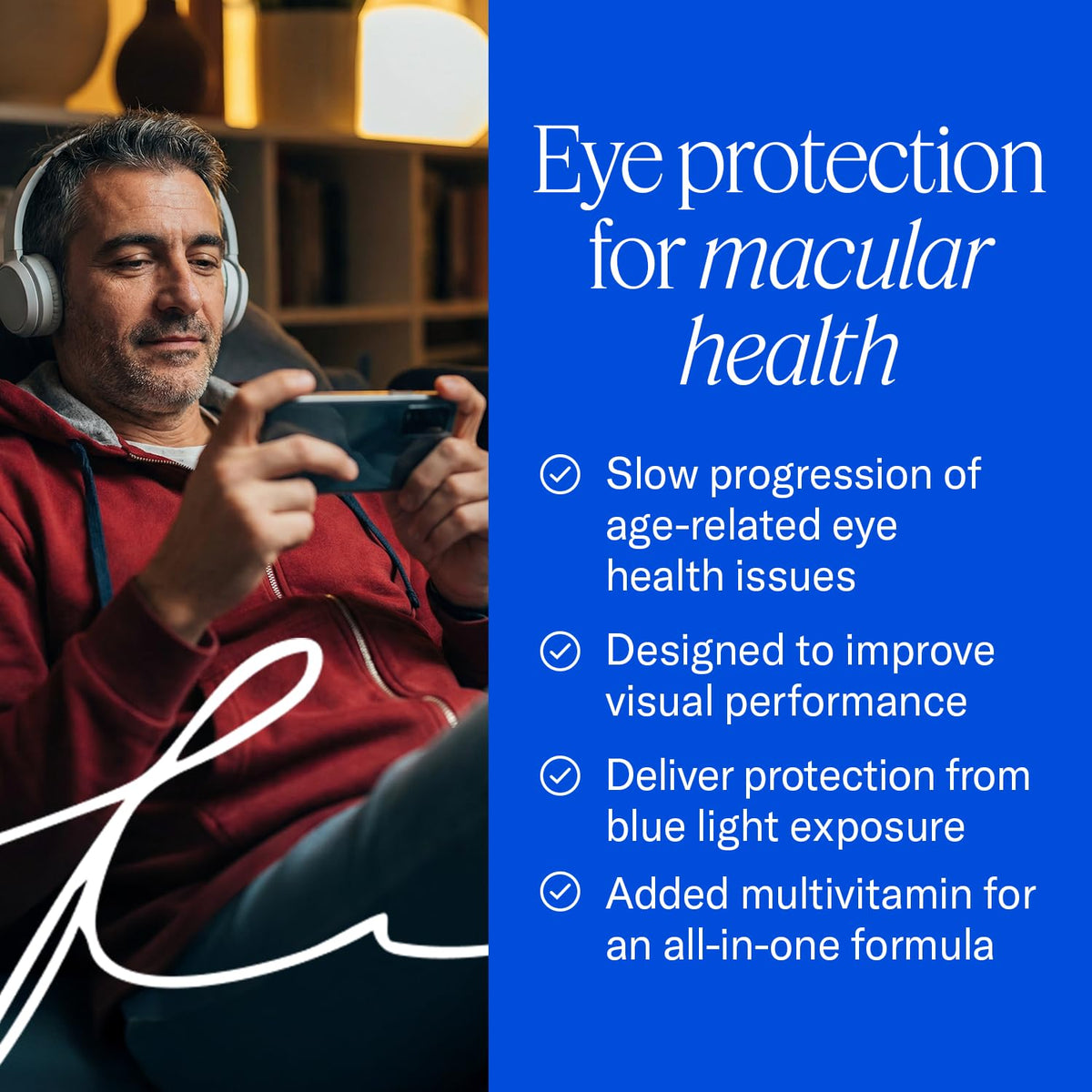 EyePromise Macular Health Eye Vitamins with Multivitamin, 60 Softgels