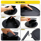 Bucket Lid Mouse Trap 5 Gallon Metal Humane or Lethal Rat Traps