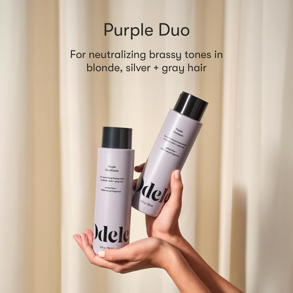 Odele Sulfate-Free Purple Shampoo & Conditioner Set, 13 fl oz Each