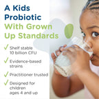 Designs for Health ProbioMed Kids Chewable Probiotic - 10b CFU Gut & Immune Support for Children - Lactobacillus, Bifidobacterium + Saccharomyces boulardii - Delicious Berry Flavor (30 Tablets)