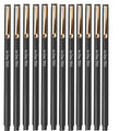 MARVY UCHIDA - LE PEN Black Pens, 12 Pack, 4300 Series