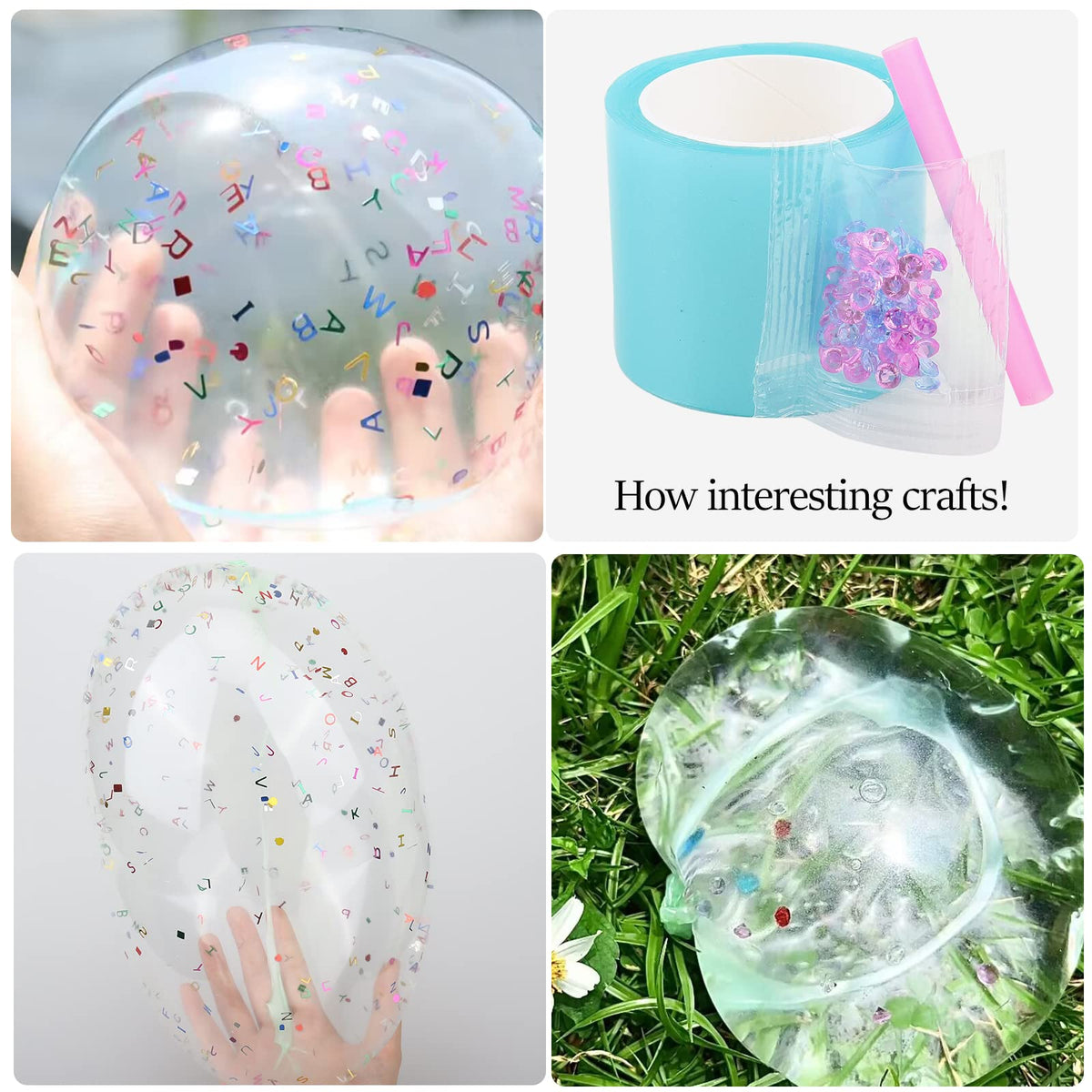 Nano Tape for Bubble Kit 6 Pcs Colorful Double Sided