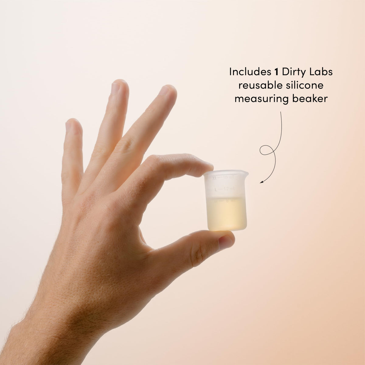 Dirty Labs | Erlenmeyer Glass Detergent Dispenser & Pump | Holds 40 Loads