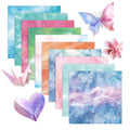 200 Sheets Origami Paper, Fantasy Starry Sky Origami Paper Double Sided,10 Designs Origami Kit Squares for Scrapbook Decor, Folding Crafts Kids DIY School Arts Crafts Projects(3.74*3.74in)
