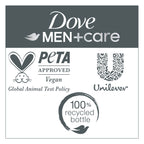 DOVE MEN + CARE Shampoo 1 count Fresh + Clean for Hair Refreshing & Strengthening, with Menthol, 28 fl oz (Pack of 2)