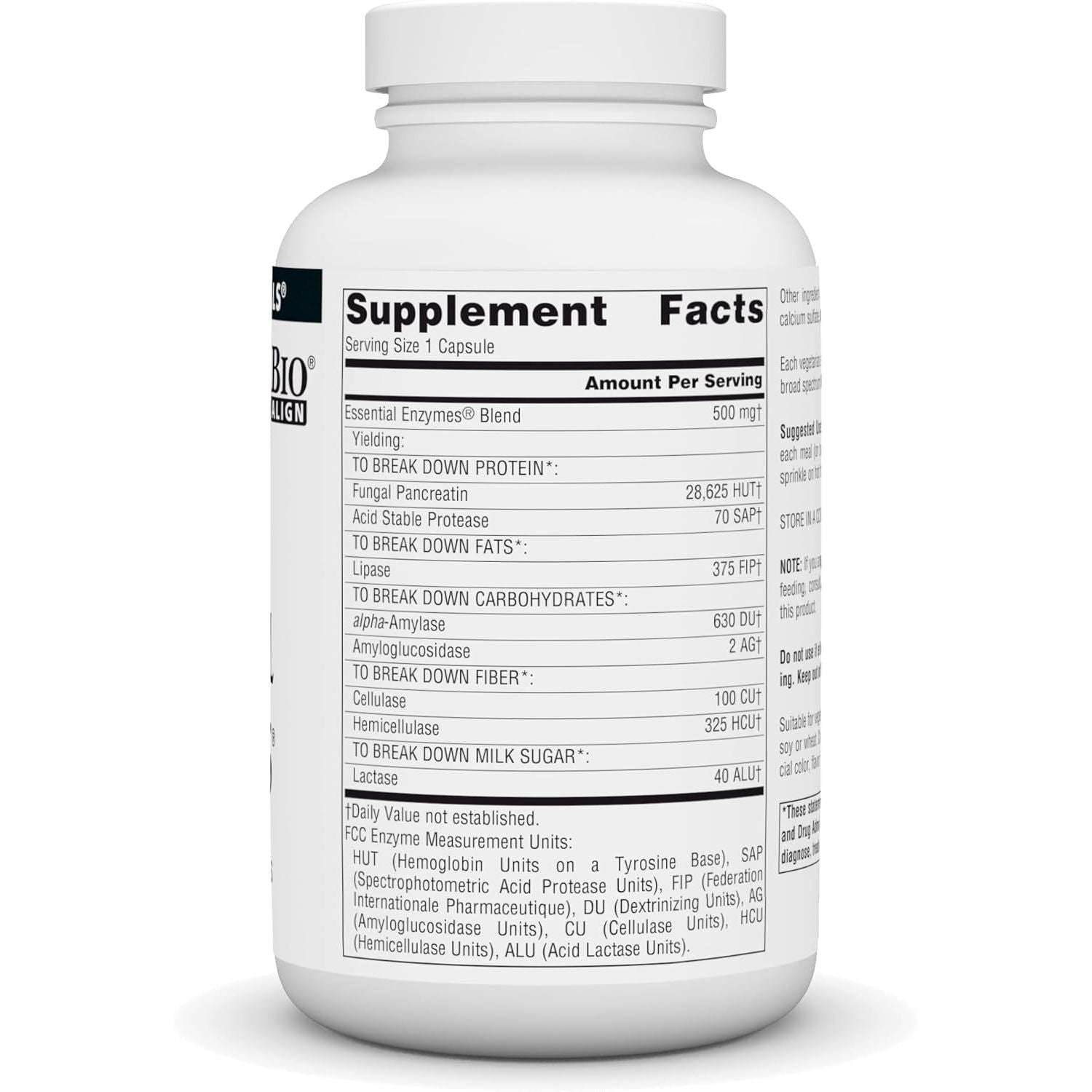 Buy now Source Naturals Essential Enzymes in Vegetarian Capsules, Digestive Aid* 500 Mg - 240 Capsules at indiglob india