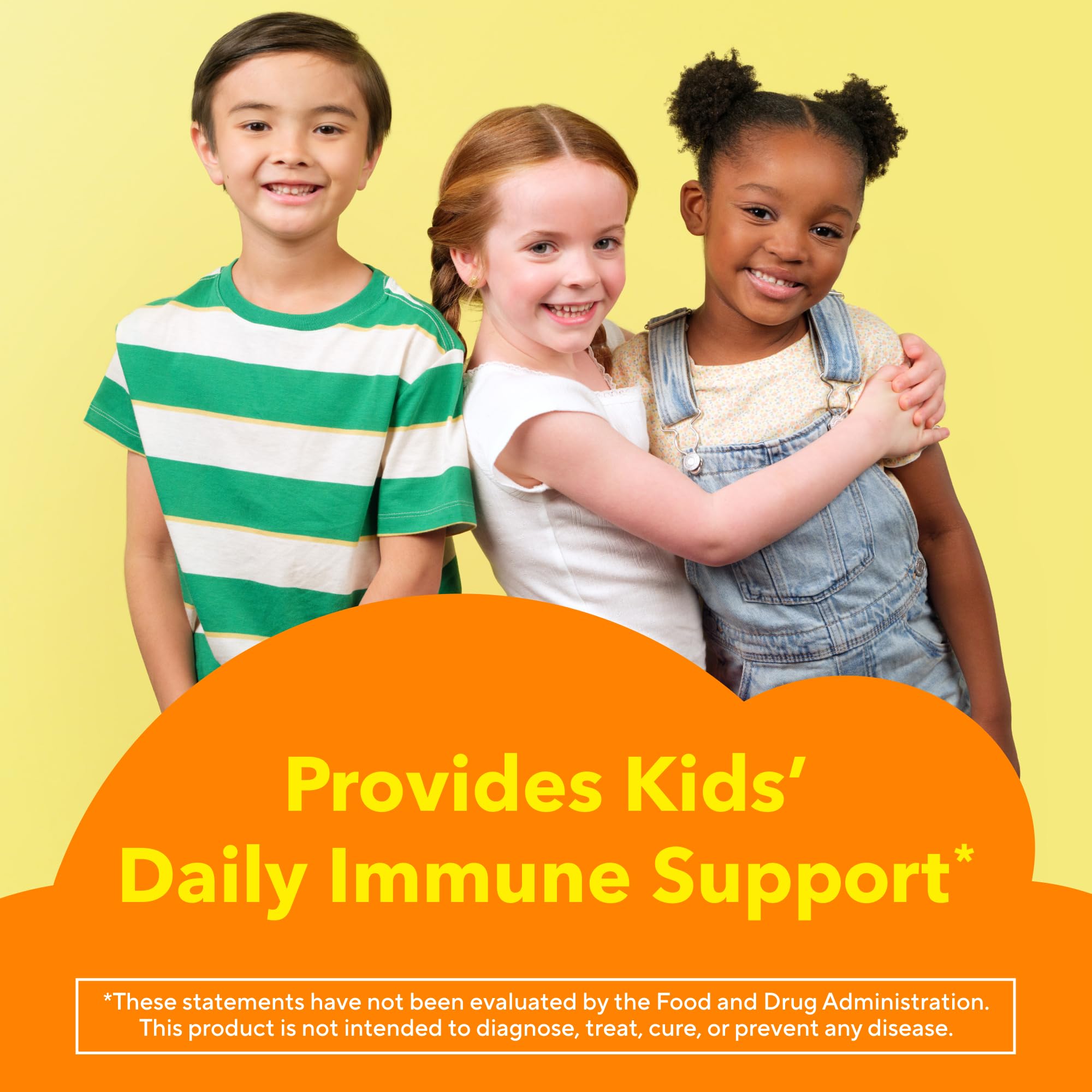 L'il Critters Kids Immune C | Vitamin C and Zinc Gummies | 190 Count | Assorted Fruit Flavors | Gluten and Dairy-Free Children's Gummy Supplement