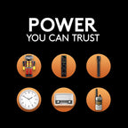 Buy now Duracell Coppertop D Batteries, 2 Count (1 Pack), D Battery with Long-lasting Power, All-Purpose Alkaline Battery for Household and Office Devices at indiglob india