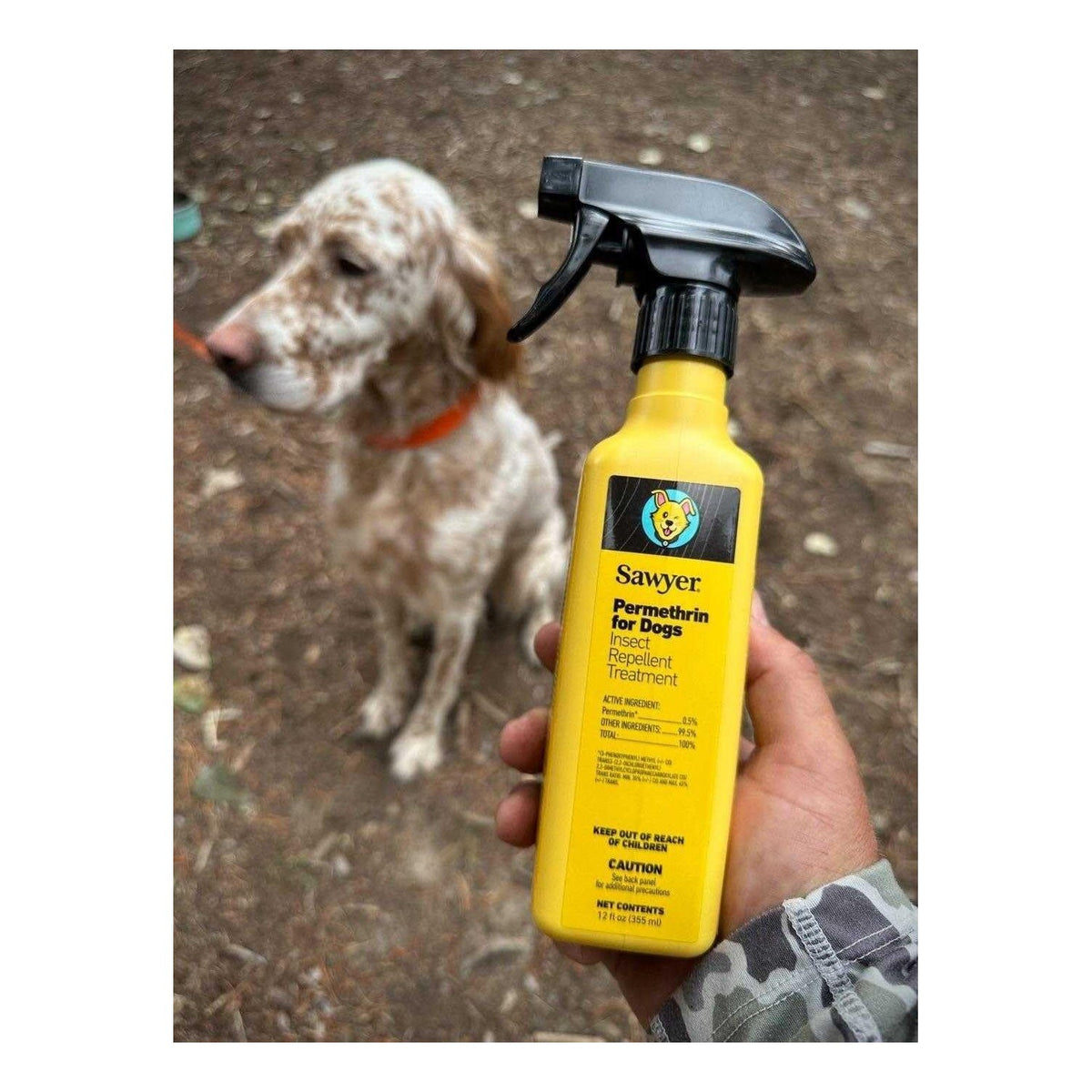 Sawyer Products SP624 Permethrin, Permethrin for Dogs Insect Repellent Treatment