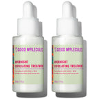 Good Molecules Overnight Exfoliating Treatment, AHA BHA, Pack of 3 | Resurfaces and renews the look of skin overnight with AHA and BHA. Use up to 3 nights a week with daytime SPF.
