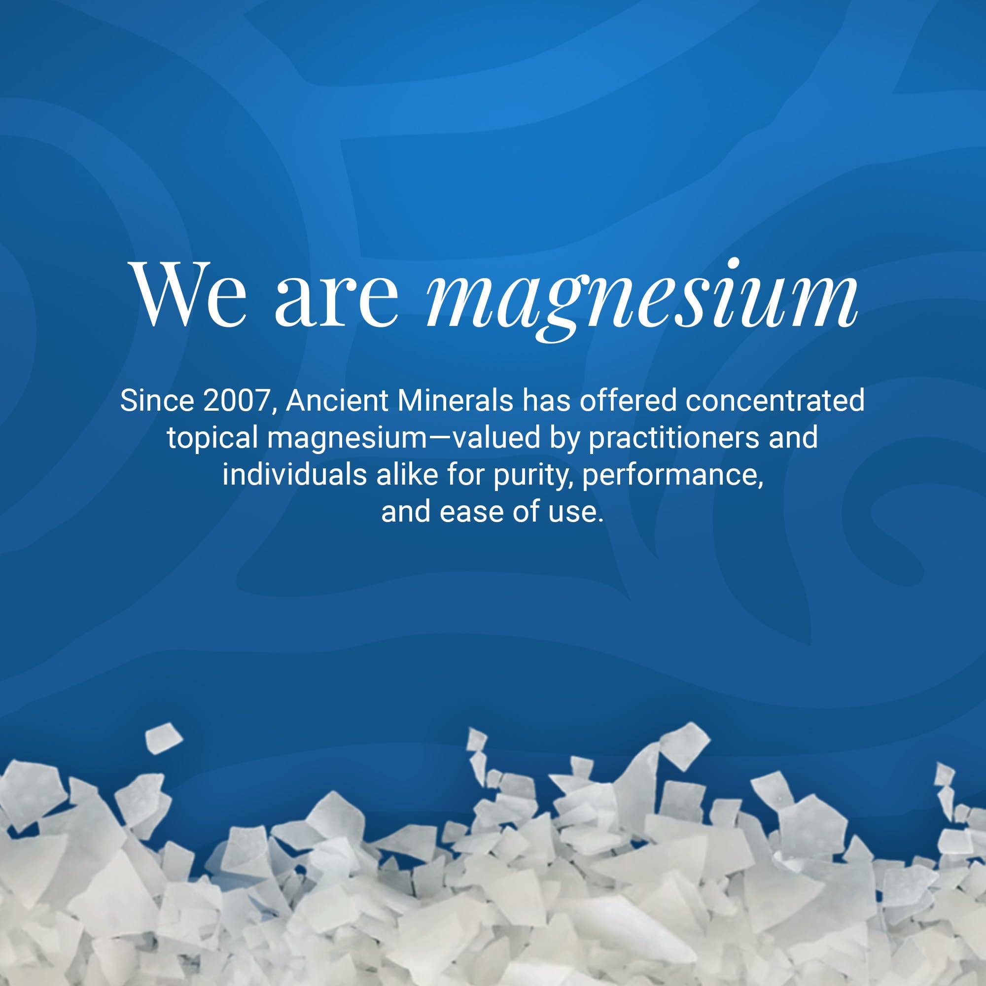 Ancient Minerals Magnesium Bath Flakes, Epsom Salt Alternative, 1.65lb | Pure Zechstein magnesium chloride flakes for soaking & whole-body replenishment. 1.65 lb resealable bag.