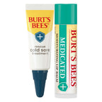 Buy now Burt's Bees Cold Sore Treatment and Medicated Lip Balm, With Menthol and Eucalyptus Oil, Natural Origin Skincare, 2 Tubes, 0.07 oz./0.15 oz. at indiglob india