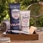 Barbasol 1919 After Shave Balm | Post Shave Balm for Men of All Skin Types | Travel Size Aftershave Cream Soothes, Moisturizes Skin w/Vitamin E, Provitamin B5, Distilled Witch Hazel, 3 OZ (Pack of 1)