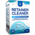 Buy now Retainer & Denture Cleaner Tablets - 4 Months Supply (120 pcs) Dental Retainers for Aligner - Mouth & Night Guards - False Teeth Whitening - Removes Odor & Plaque (120 Pcs) 1 Count (Pack of 1) at indiglob india