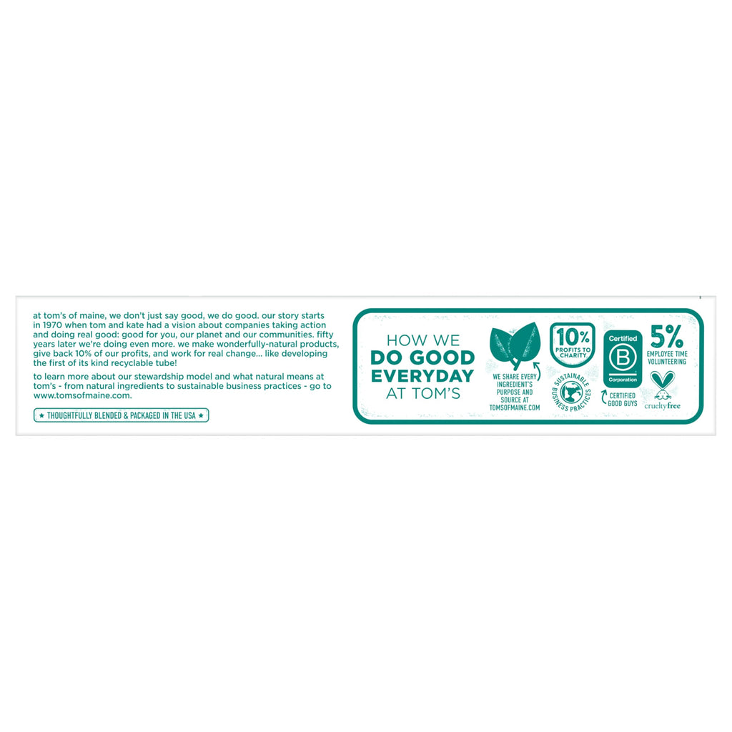 Buy now Tom's of Maine Natural Wicked Fresh! Fluoride Toothpaste, Spearmint, 4.7 oz. 2-Pack at indiglob india