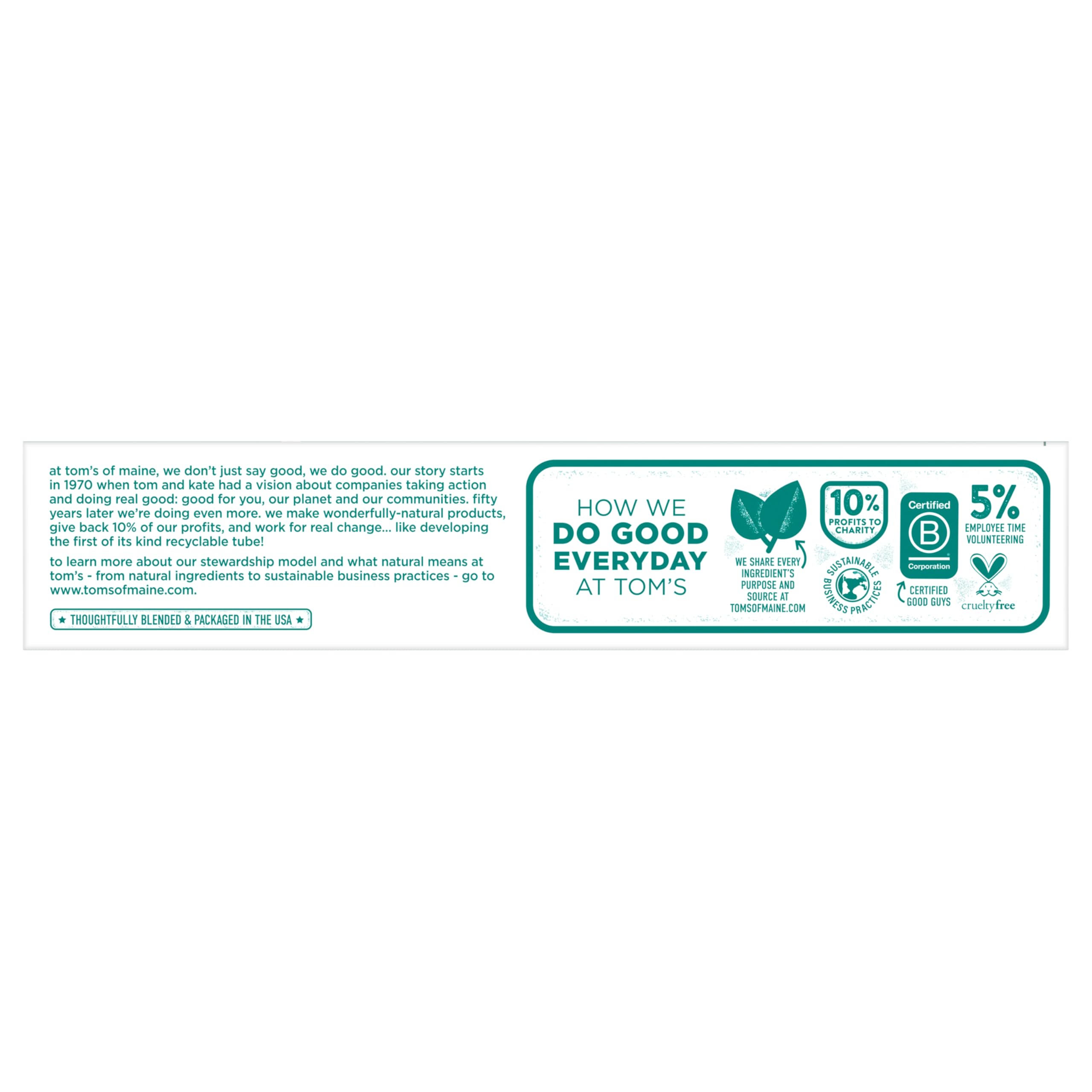 Buy now Tom's of Maine Natural Wicked Fresh! Fluoride Toothpaste, Spearmint, 4.7 oz. 2-Pack at indiglob india