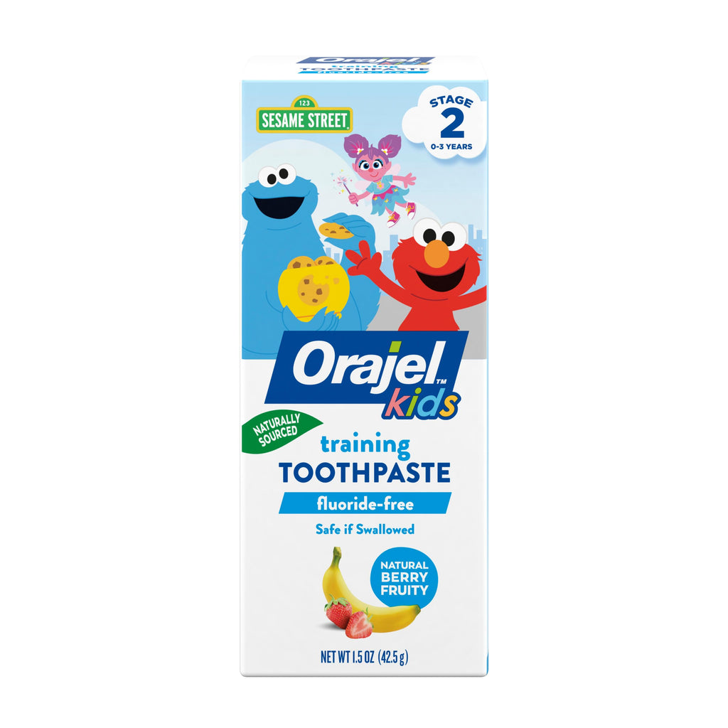 Buy now Orajel Kids CoComelon Training Toothpaste Fluoride-Free; #1 Pediatrician Recommended Fluoride-Free Toothpaste*, 1.5oz Tube at indiglob india