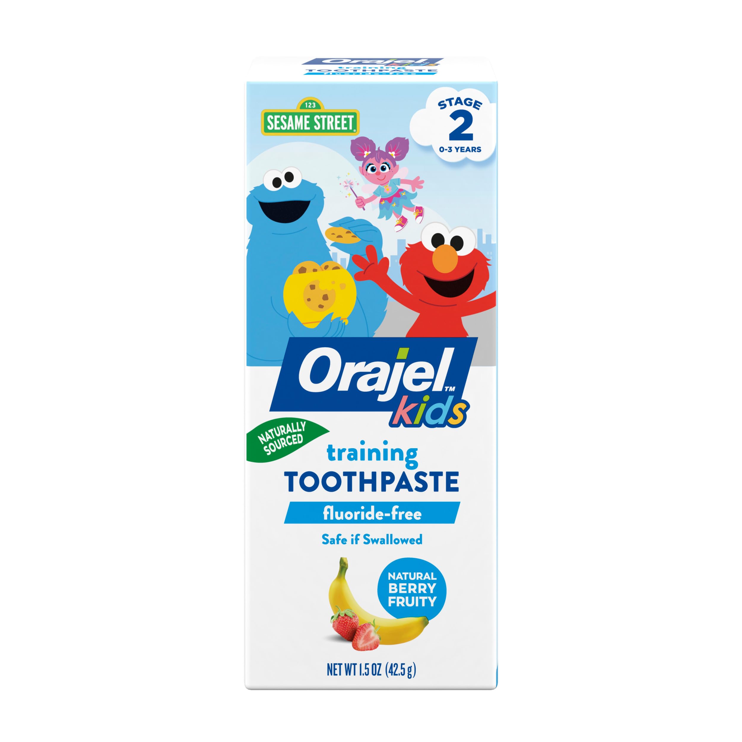 Buy now Orajel Kids CoComelon Training Toothpaste Fluoride-Free; #1 Pediatrician Recommended Fluoride-Free Toothpaste*, 1.5oz Tube at indiglob india