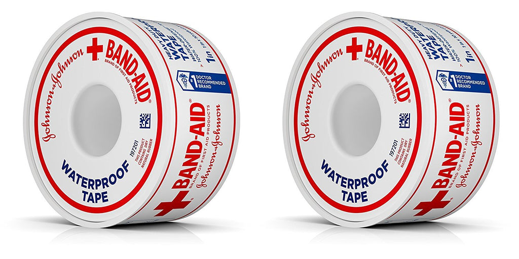 Buy now Band-Aid Brand of First Aid Products 100% Waterproof Self-Adhesive Medical Tape Roll to Secure Bandages, Durable First Aid Wound Care Bandaging Tape, 1 Inch by 10 Yards (Pack of 2) at indiglob india