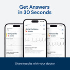 KardiaMobile 1-Lead EKG Monitor, Medical-Grade FDA-Cleared Personal Heart Monitor, Detects Normal, AFib & Arrhythmias, 30 Second Results, Works with Most Smartphones, HSA&FSA Eligible