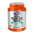 Buy now NOW Foods Sports Nutrition, Sprouted Brown Rice Protein, 80% Protein, Unflavored Powder, 2-Pound at indiglob india