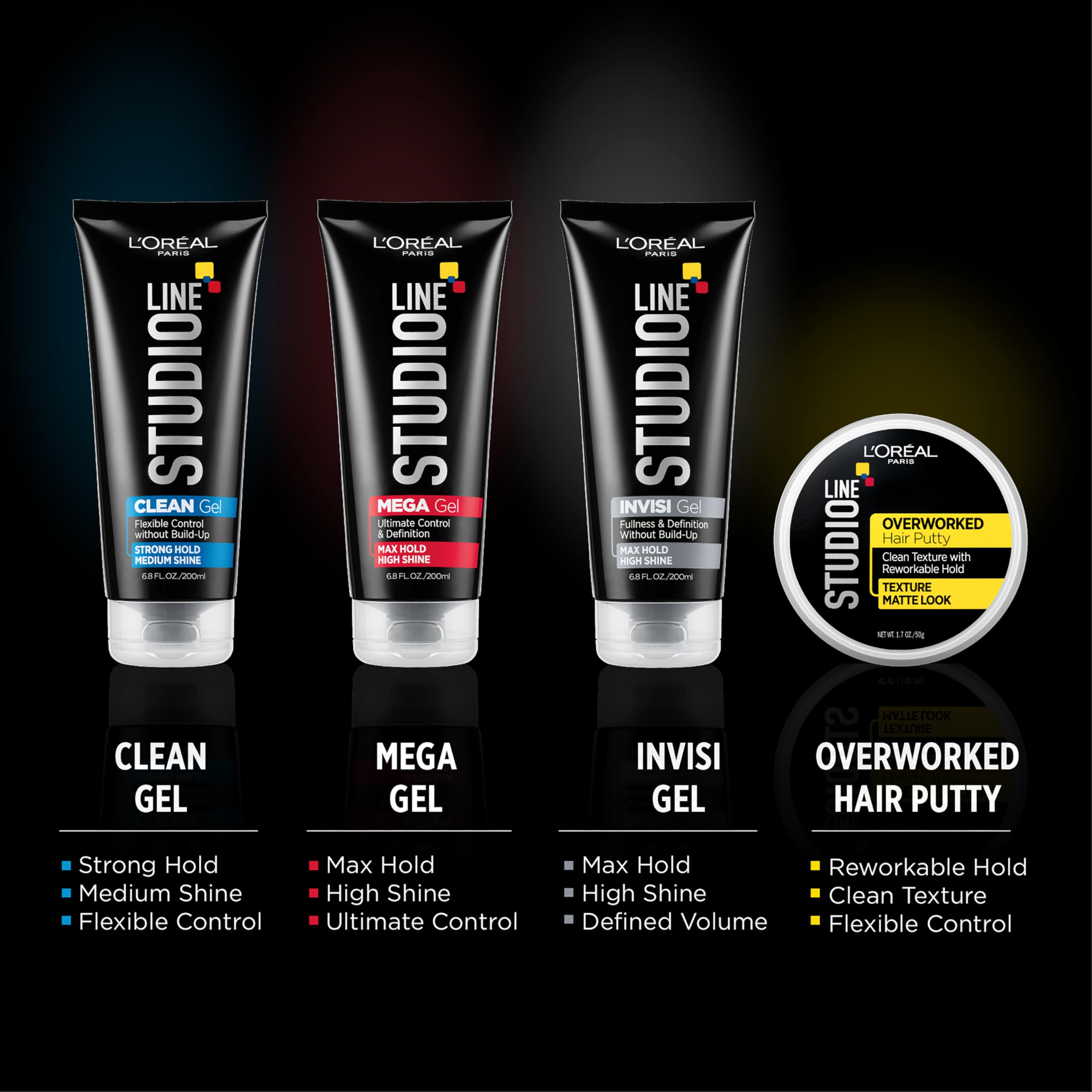L'Oreal Paris Studio Line Clear Minded Clean Gel - Strong Hold 6.8 fl; oz. | Clear Minded