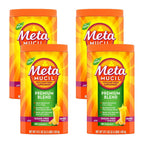 Metamucil Premium Blend, 4-in-1 Fiber Supplement for Digestive Health, Psyllium Husk Fiber Powder, Sugar-Free with Stevia, Plant-Based_Fiber Supplement, Orange Flavored, 180 teaspoons (Pack of 4)