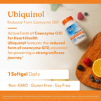 Buy now Doctors Best Ubiquinol, Reduced-Form Coenzyme Q10, Non-GMO, Gluten Free, Soy Free 60 Softgels at indiglob india