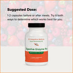 Digestive Enzyme Pro by Dr. Rajsree, MD | Full Spectrum Digestive Enzyme Support for Gas, Bloating & Indigestion | with Betaine, Pepsin, Ox Bile & Pancreatin | 90 Capsules