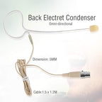 Buy now PYLE-PRO On-Ear Audio Condenser Microphone - Portable Omnidirectional Wired Headset Condenser Mic With 4 Pin Mini XLR Cable and Windscreen - Works with Shure System - PMEMS10 (Skin Tone), Beige at indiglob india