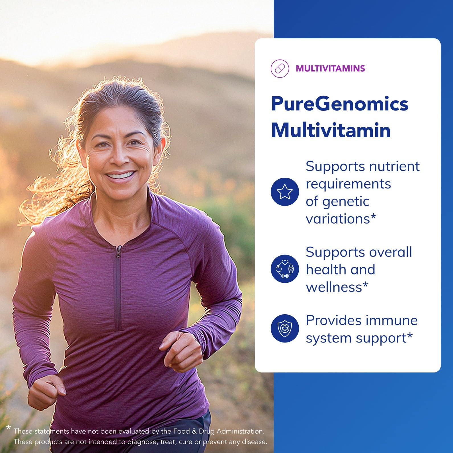 Pure Encapsulations PureGenomics Multivitamin, 60 Capsules | Supplement to Support Nutrient Requirements of Common Genetic Variations*, with Vitamin A,B,C,D,E, K and Minerals