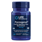 Life Extension Pycnogenol French Maritime Pine Bark Extract, 60 Capsules | Scientifically Studied Formula Supports Healthy Aging & Vascular Health, Non-GMO, Gluten-Free & Vegetarian